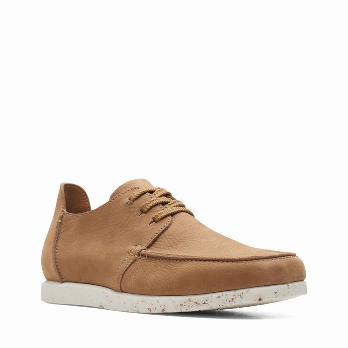 Baskets Clarks Shacre Lite Low Homme Marron Foncé | ZBNIVLAU