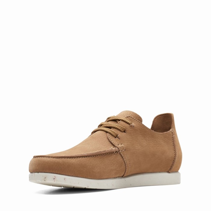 Baskets Clarks Shacre Lite Low Homme Marron Foncé | ZBNIVLAU