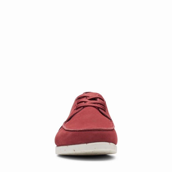 Baskets Clarks Shacre Lite Low Homme Rouge Foncé | 61THAXWZ