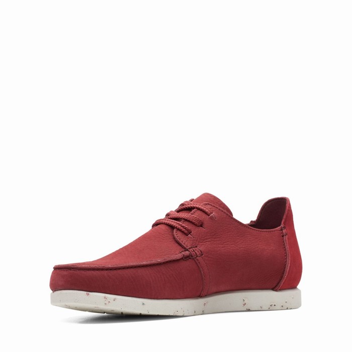 Baskets Clarks Shacre Lite Low Homme Rouge Foncé | 61THAXWZ