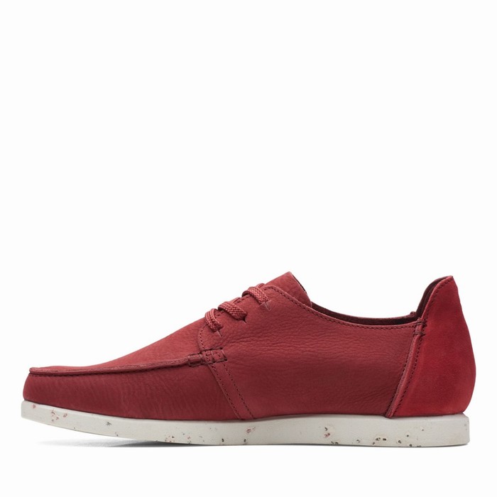 Baskets Clarks Shacre Lite Low Homme Rouge Foncé | 61THAXWZ