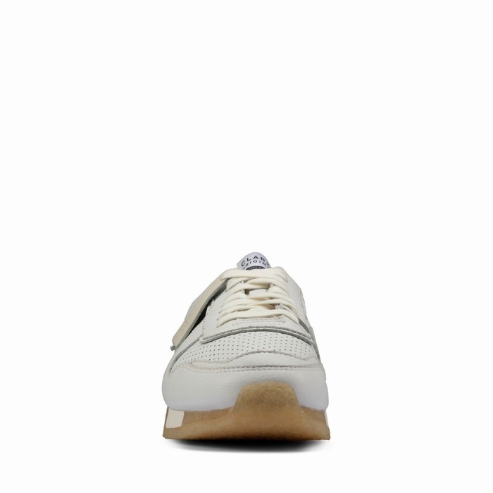 Baskets Clarks Tor Run Femme Blanche | 4HOLSTFZ