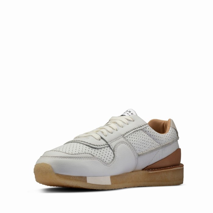 Baskets Clarks Tor Run Femme Blanche | 4HOLSTFZ