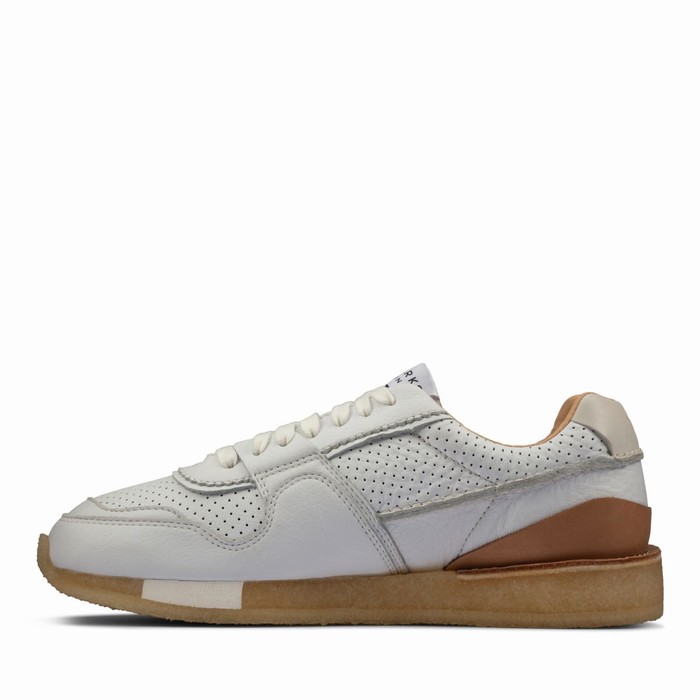 Baskets Clarks Tor Run Femme Blanche | 4HOLSTFZ