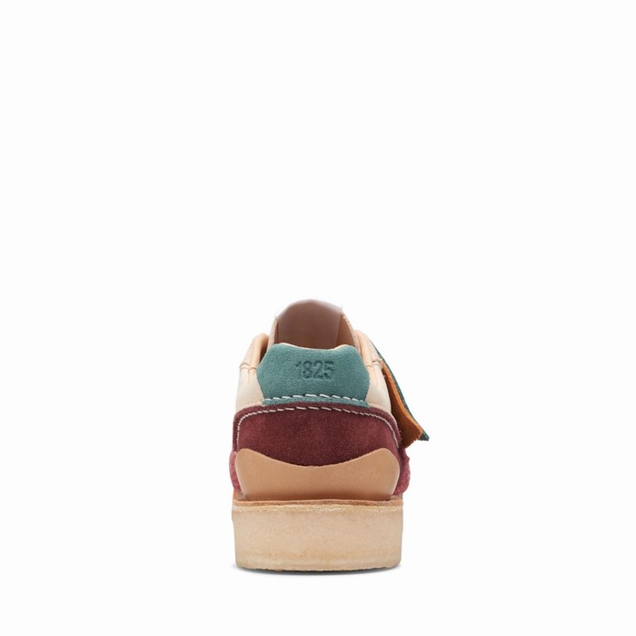 Baskets Clarks Tor Run Femme Rose Foncé | FVD79SVM