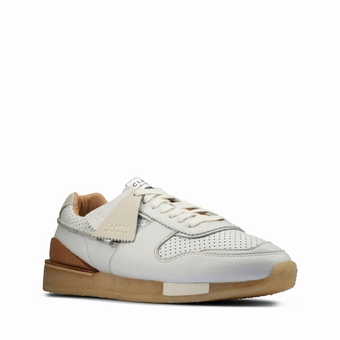 Baskets Clarks Tor Run Homme Blanche | 86PJYKNU