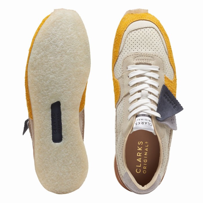 Baskets Clarks Tor Run Homme Jaune | OXYTGMRF