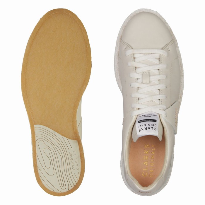 Baskets Clarks Tormatch Homme Blanche | OWDPRSO2