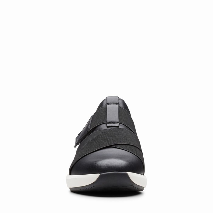 Baskets Clarks Un Rio Brides Femme Noir | 93ZGMWKW