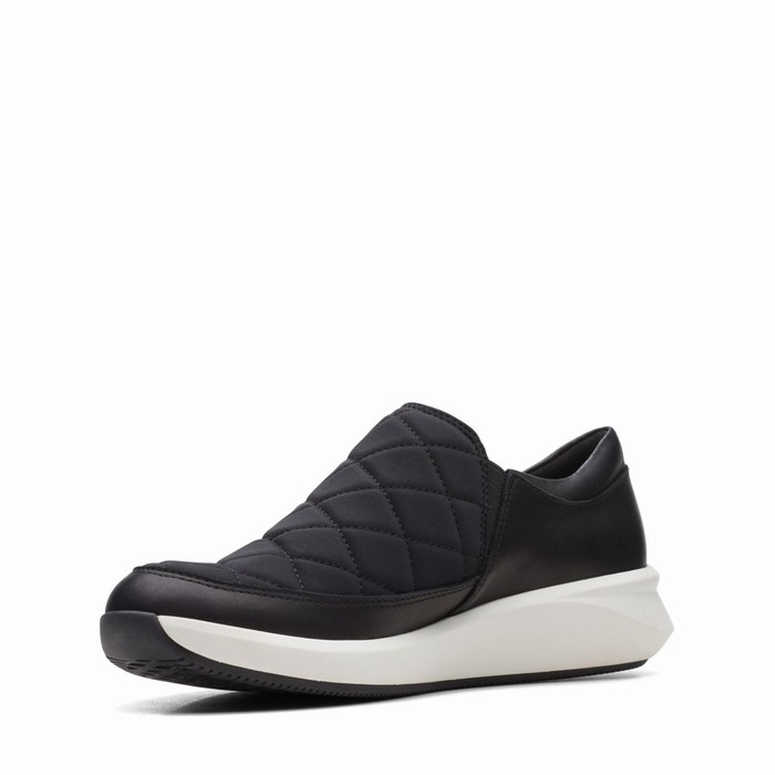 Baskets Clarks Un Rio Spark Femme Noir | UYVNRLAB