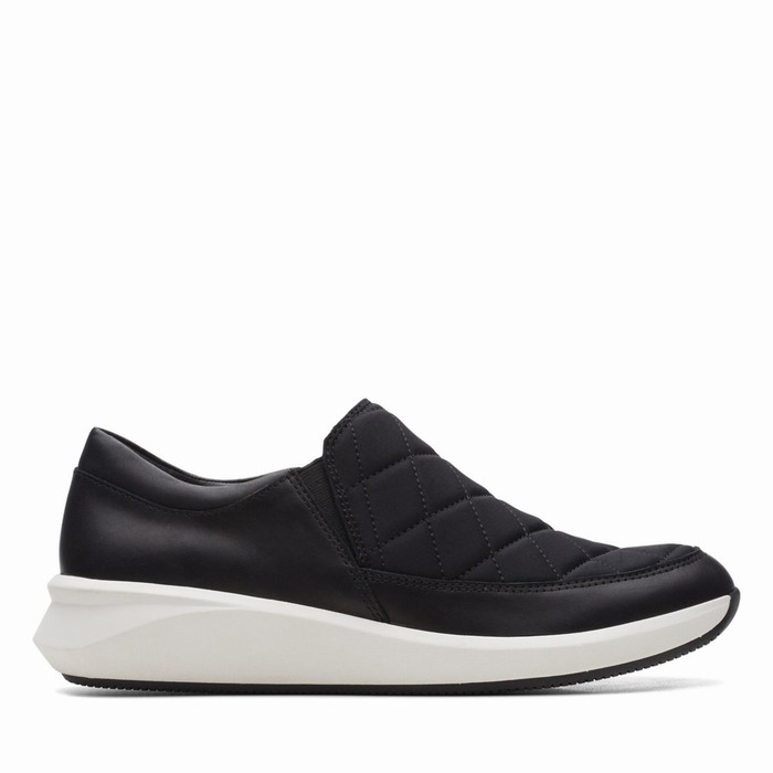 Baskets Clarks Un Rio Spark Femme Noir | UYVNRLAB