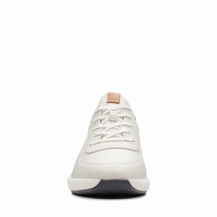 Baskets Clarks Un Rio Sprint Femme Blanche | FHHSQV2C