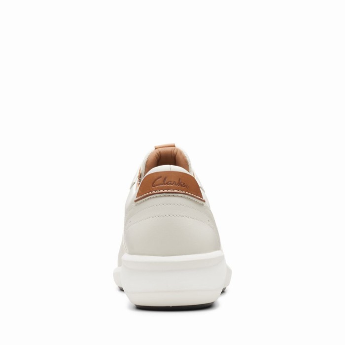 Baskets Clarks Un Rio Sprint Femme Blanche | FHHSQV2C