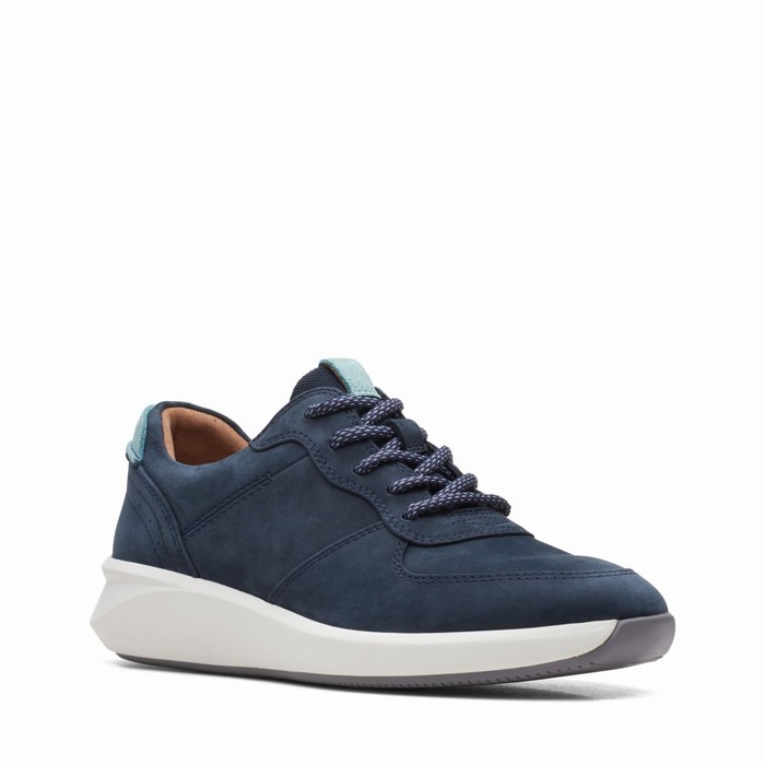 Baskets Clarks Un Rio Sprint Femme Bleu Marine | IPLTNHEY