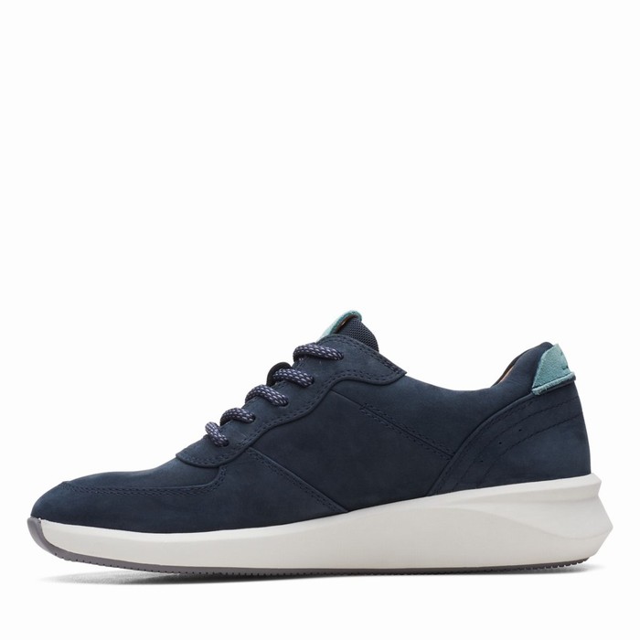 Baskets Clarks Un Rio Sprint Femme Bleu Marine | IPLTNHEY