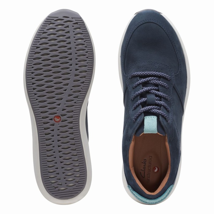 Baskets Clarks Un Rio Sprint Femme Bleu Marine | IPLTNHEY