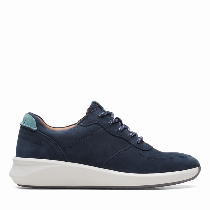 Baskets Clarks Un Rio Sprint Femme Bleu Marine | IPLTNHEY