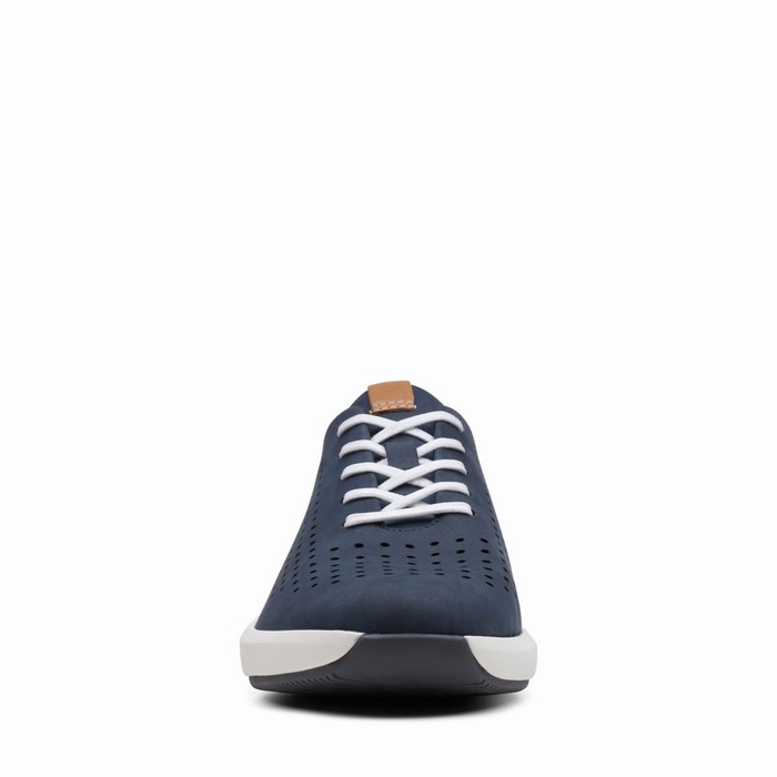 Baskets Clarks Un Rio Tie Femme Bleu Marine | VBCTZF5B