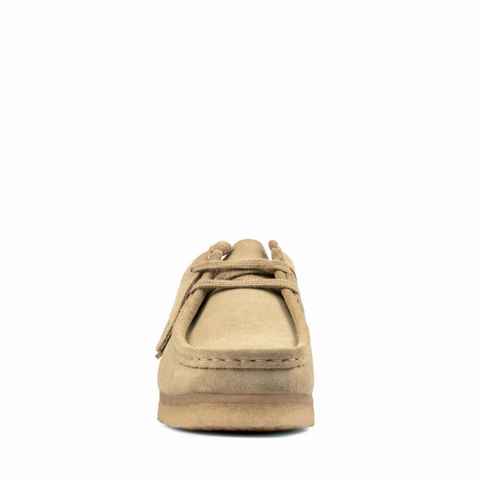 Baskets Clarks Wallabee Femme Beige | BV59LROS