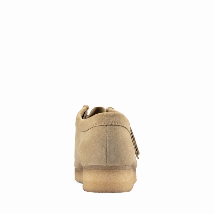 Baskets Clarks Wallabee Femme Beige | BV59LROS