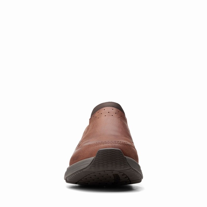 Baskets Clarks Wave 2.0 Edge Homme Marron | RCVQIPUF