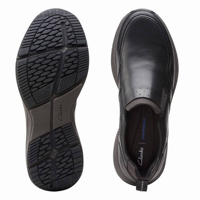 Baskets Clarks Wave 2.0 Edge Homme Noir | M0JZQVXB