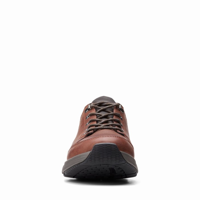 Baskets Clarks Wave 2.0 Vibe Homme Marron | IT1DGU7C