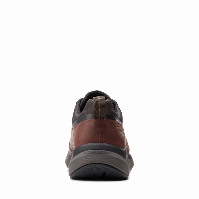 Baskets Clarks Wave 2.0 Vibe Homme Marron | IT1DGU7C