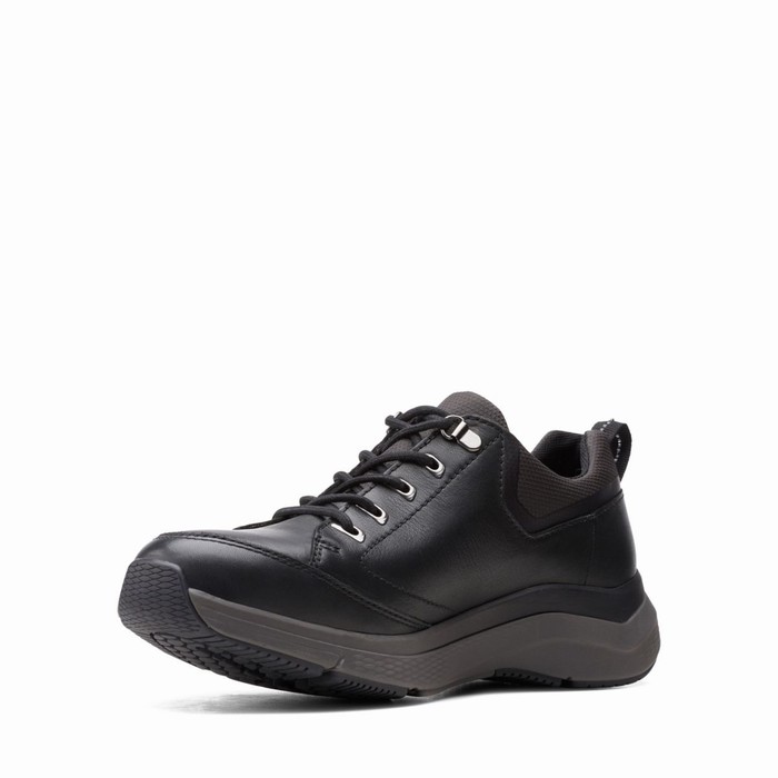 Baskets Clarks Wave 2.0 Vibe Homme Noir | JENE34VF