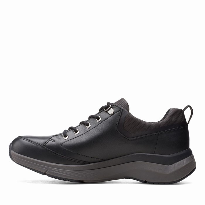 Baskets Clarks Wave 2.0 Vibe Homme Noir | JENE34VF