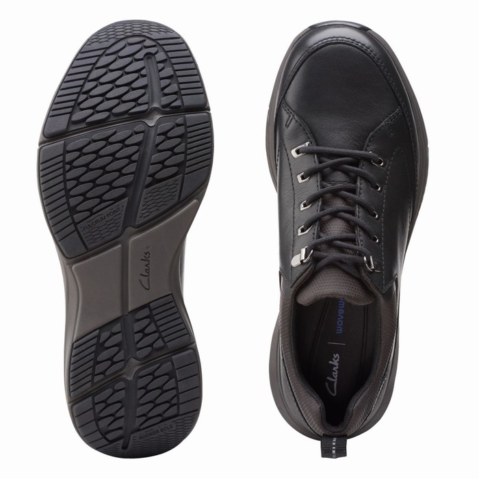 Baskets Clarks Wave 2.0 Vibe Homme Noir | JENE34VF