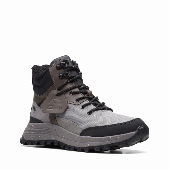 Bottes Clarks ATL Trek Sky GORE-TEX Femme Grise | IGFSQCSV