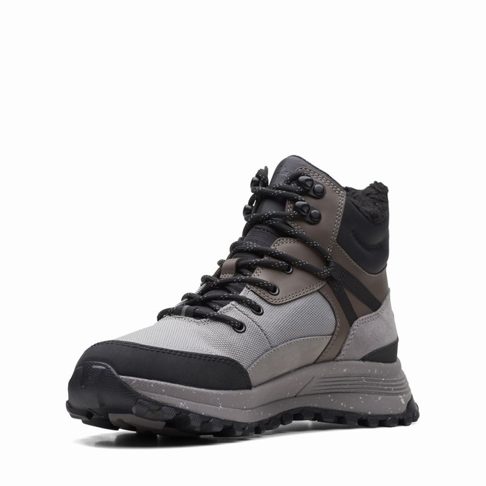 Bottes Clarks ATL Trek Sky GORE-TEX Femme Grise | IGFSQCSV