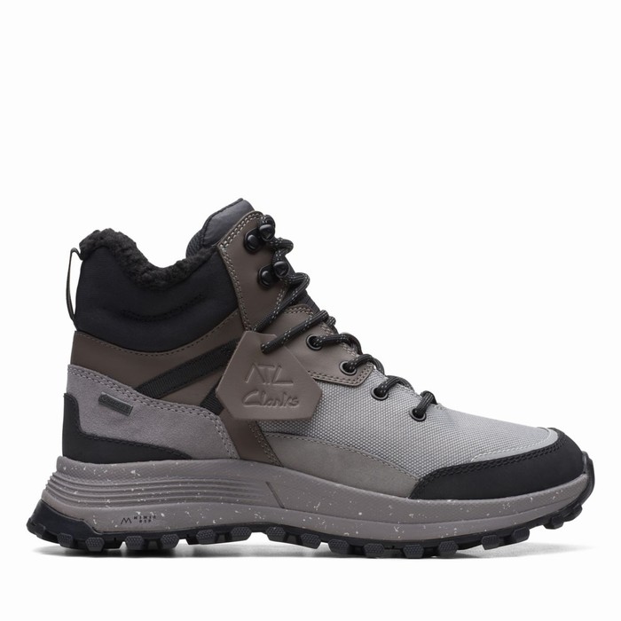 Bottes Clarks ATL Trek Sky GORE-TEX Femme Grise | IGFSQCSV