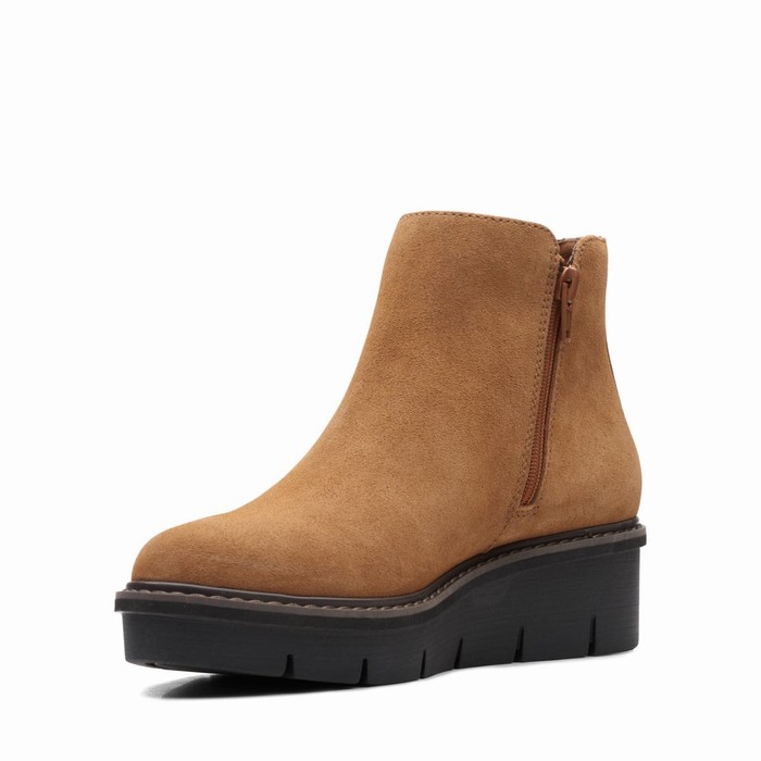 Bottes Clarks Airabell Vibe Femme Kaki Foncé | JQQRT7Y0