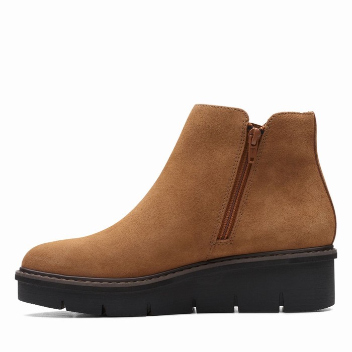 Bottes Clarks Airabell Vibe Femme Kaki Foncé | JQQRT7Y0