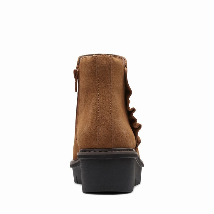 Bottes Clarks Airabell Vibe Femme Kaki Foncé | JQQRT7Y0