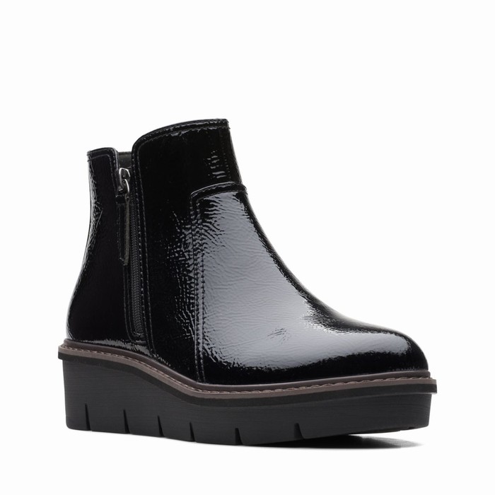 Bottes Clarks Airabell Zip Femme Noir | JVXDYF9R