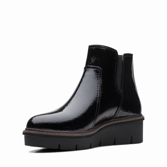 Bottes Clarks Airabell Zip Femme Noir | JVXDYF9R