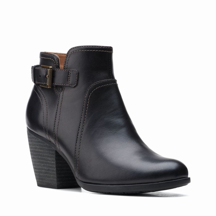 Bottes Clarks Bergen Vibe Femme Noir | DWFK0IYK