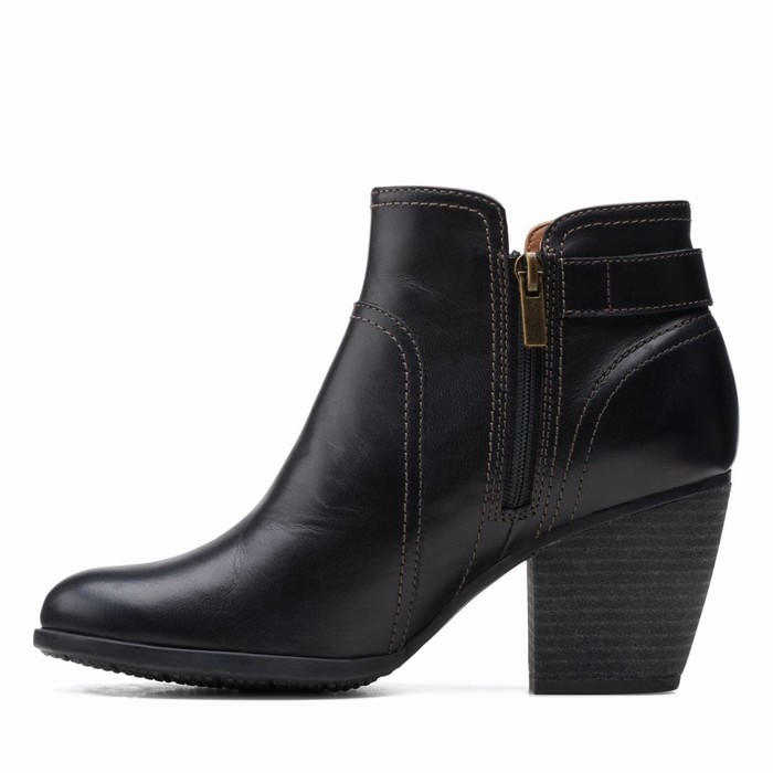 Bottes Clarks Bergen Vibe Femme Noir | DWFK0IYK