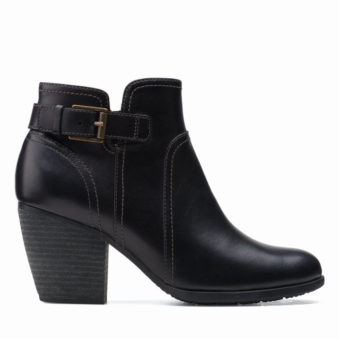 Bottes Clarks Bergen Vibe Femme Noir | DWFK0IYK