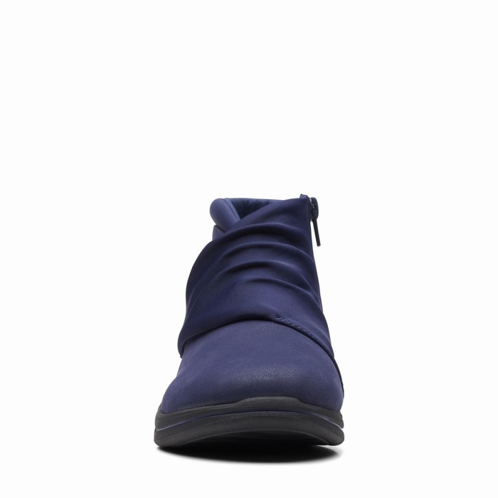 Bottes Clarks Breeze Dusk Femme Bleu Marine | 9ZEBLEO5