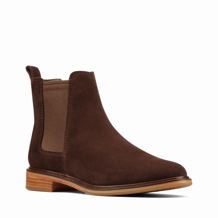 Bottes Clarks Clarkdale Arlo Femme Marron Foncé | ONIB65XT