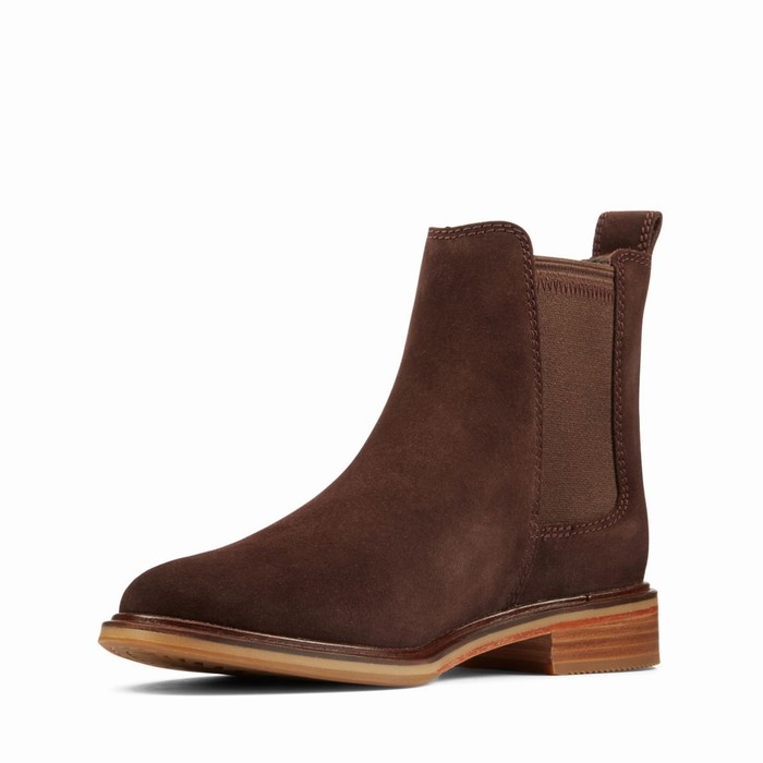 Bottes Clarks Clarkdale Arlo Femme Marron Foncé | ONIB65XT