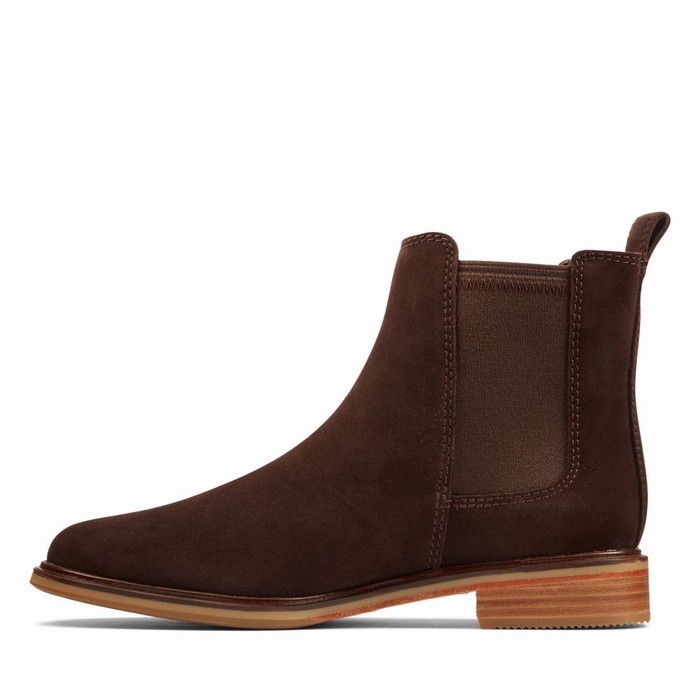 Bottes Clarks Clarkdale Arlo Femme Marron Foncé | ONIB65XT