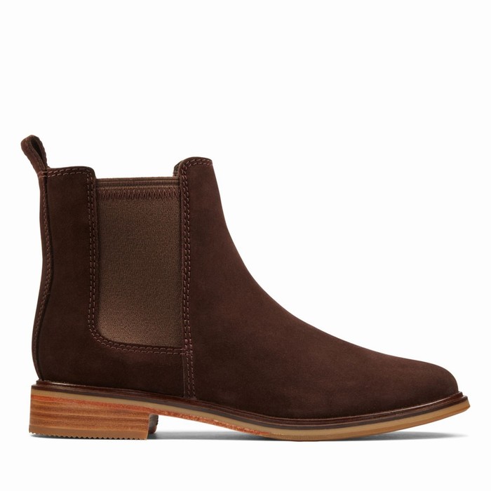 Bottes Clarks Clarkdale Arlo Femme Marron Foncé | ONIB65XT