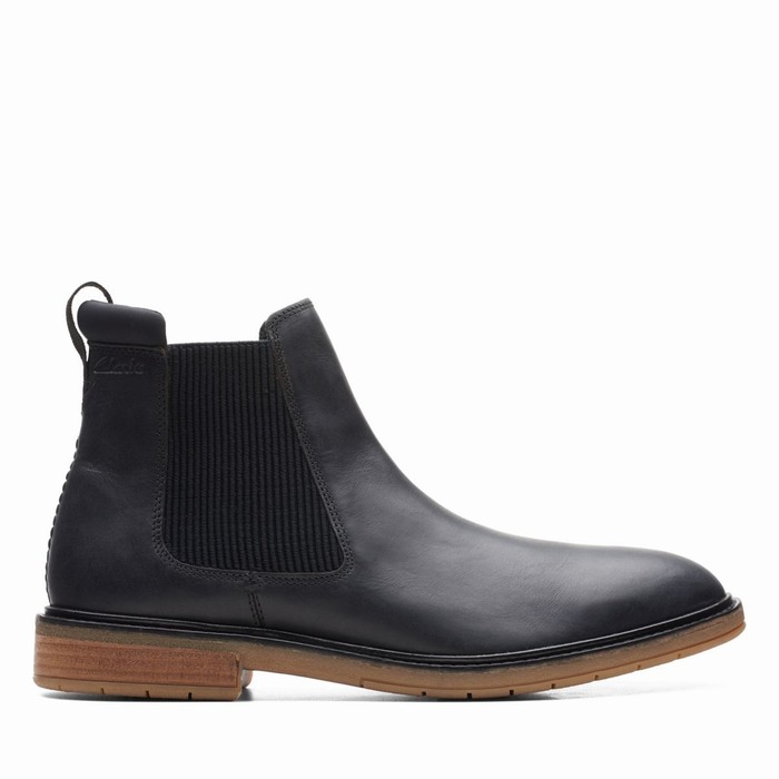 Bottes Clarks Clarkdale Hall Homme Noir | 2ZJEYVXX