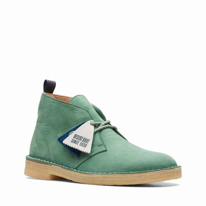 Bottes Clarks DesertVCY Homme Vert | E4VH52JR