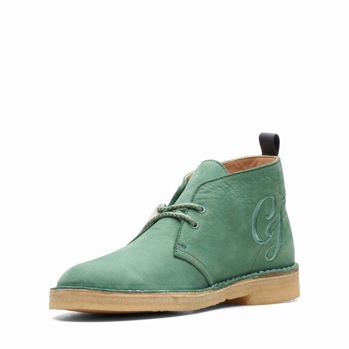 Bottes Clarks DesertVCY Homme Vert | E4VH52JR